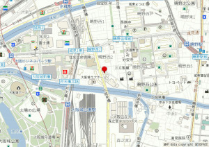 大阪市城東区鴫野西、マンションの地図画像です