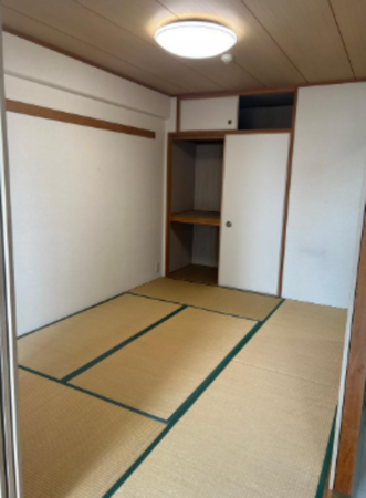 大阪市城東区鴫野西、マンションの寝室画像です