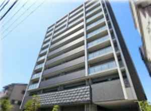 大阪市都島区都島中通、マンションの外観画像です