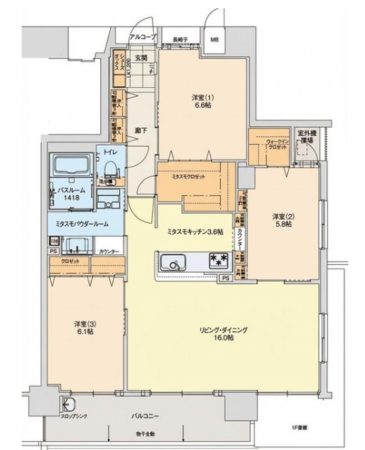 宮崎市柳丸町、マンションの画像です