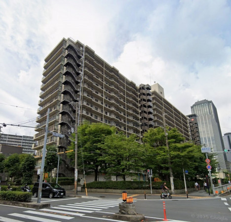 大阪市城東区鴫野西、マンションの外観画像です