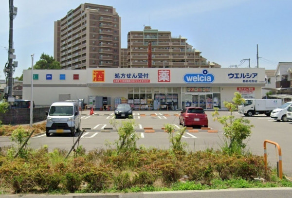 大阪市都島区毛馬町、中古一戸建てのドラッグストア画像です