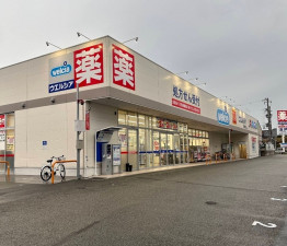 大阪市旭区清水、中古一戸建てのドラッグストア画像です