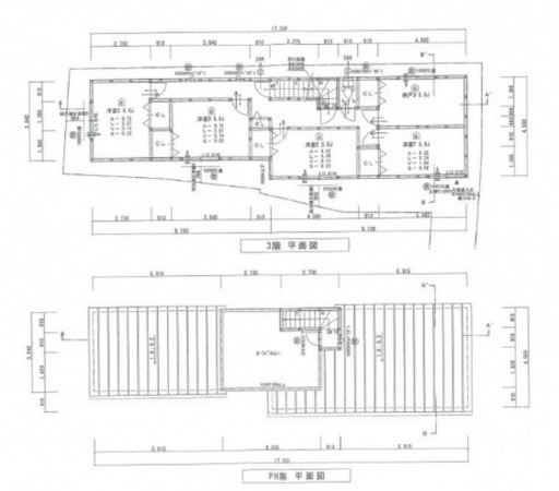 大阪市城東区中浜、中古一戸建ての間取り画像です