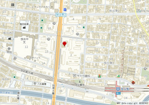 大阪市鶴見区放出東、中古一戸建ての地図画像です