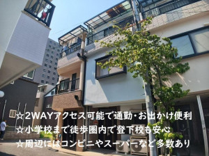 大阪市東成区中道、中古一戸建ての外観画像です