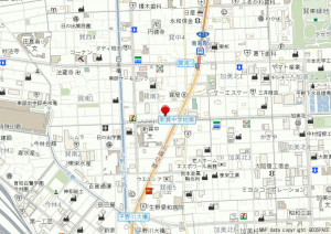 大阪市生野区巽南、マンションの地図画像です