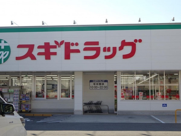 大阪市生野区巽中、中古一戸建てのドラッグストア画像です