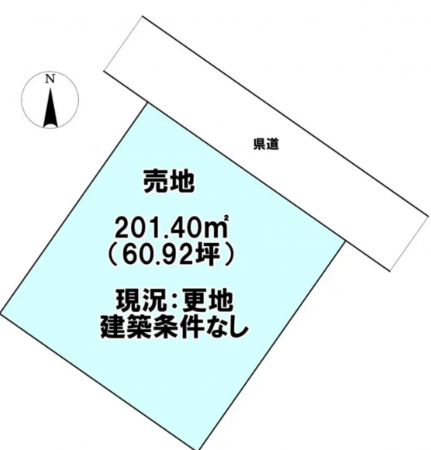 宮崎市恒久、土地の画像です