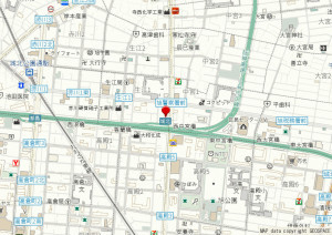 大阪市旭区生江、マンションの地図画像です