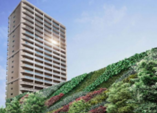 大阪市旭区大宮、マンションの外観画像です