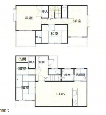 宮崎市源藤町、中古一戸建ての画像です