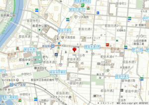 大阪市都島区都島本通、マンションの地図画像です