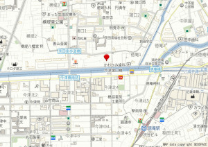 大阪市鶴見区諸口、中古一戸建ての地図画像です