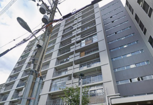 大阪市旭区新森、マンションの外観画像です