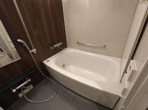 大阪市城東区東中浜、マンションの風呂画像です