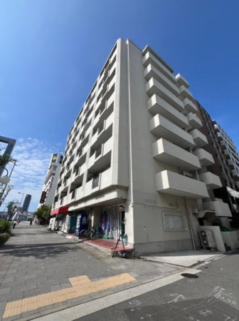 大阪市都島区中野町、マンションの外観画像です