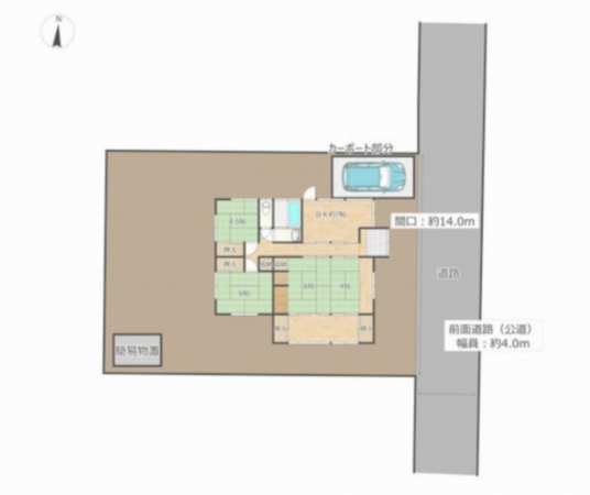 宮崎市佐土原町下田島、中古一戸建ての画像です
