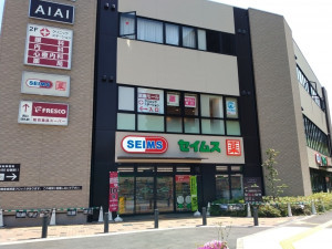 大阪市城東区鴫野西、中古一戸建てのドラッグストア画像です