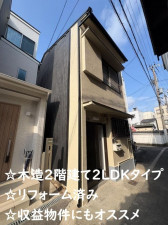 大阪市東成区東今里、中古一戸建ての外観画像です