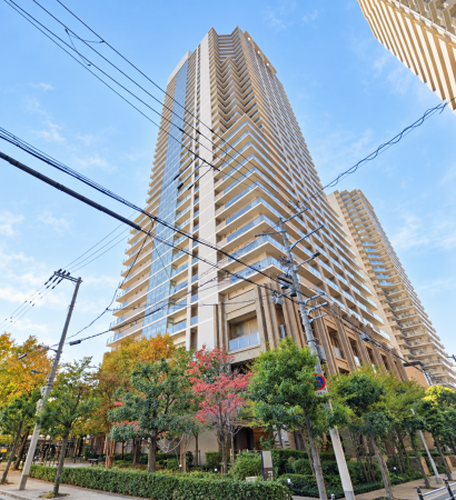 大阪市城東区中央、マンションの外観画像です