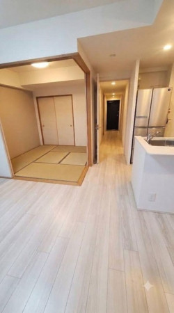大阪市東成区中本、マンションの居間画像です