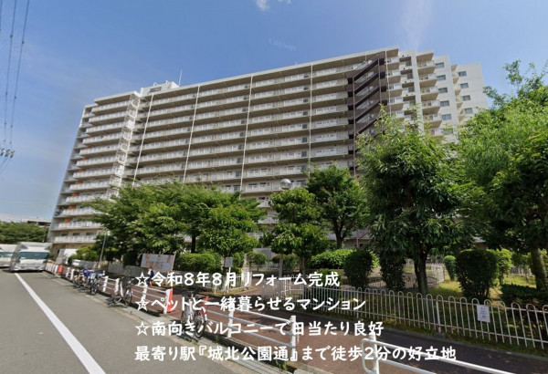 大阪市都島区大東町、マンションの外観画像です