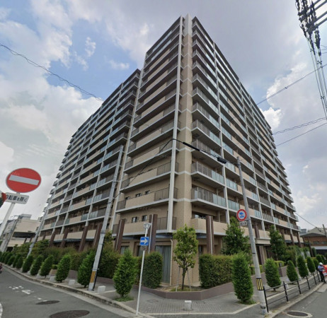 大阪市城東区永田、マンションの外観画像です