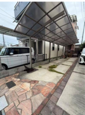 大阪市生野区巽東、中古一戸建ての駐車場画像です