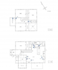小林市、中古一戸建ての間取り画像です