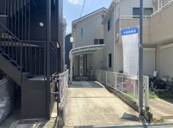 大阪市旭区清水、中古一戸建ての外観画像です