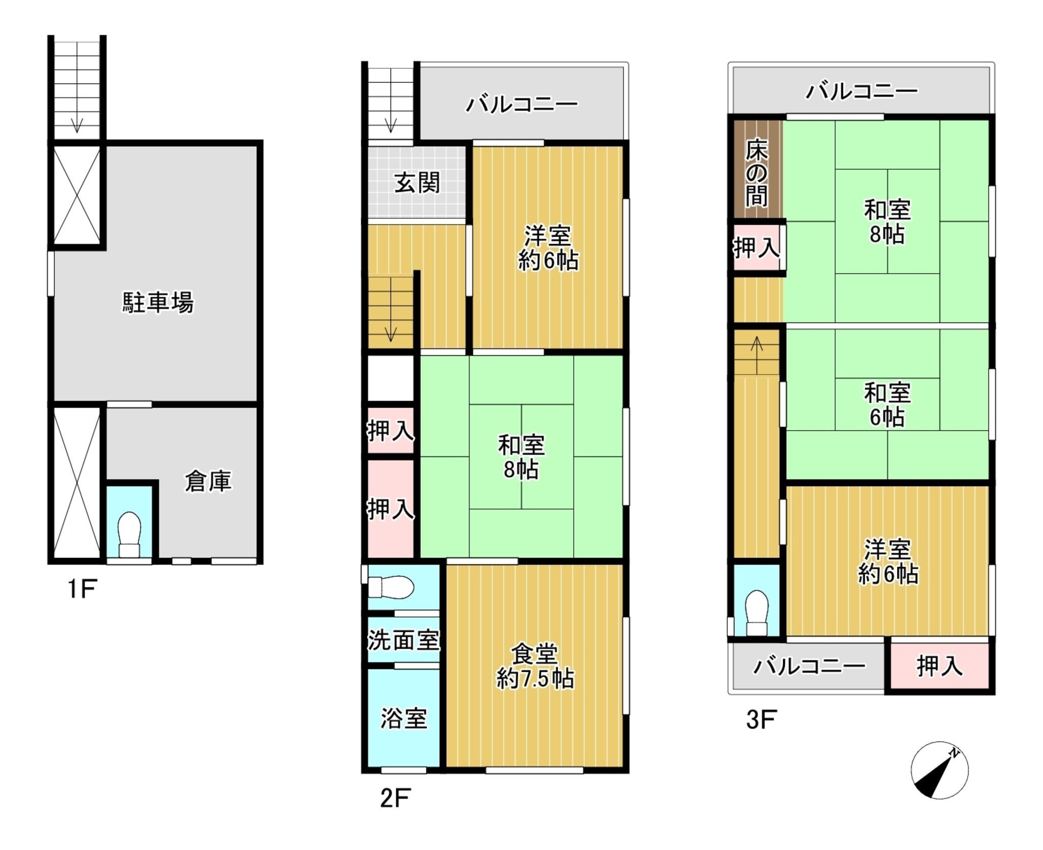 中古戸建て 大阪市東住吉区山坂4丁目 5dk｜物件詳細｜大阪市阿倍野区・住吉区・東住吉区の不動産情報なら、すまいの窓口 あべの