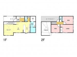 松阪市久保町、中古一戸建ての間取り画像です