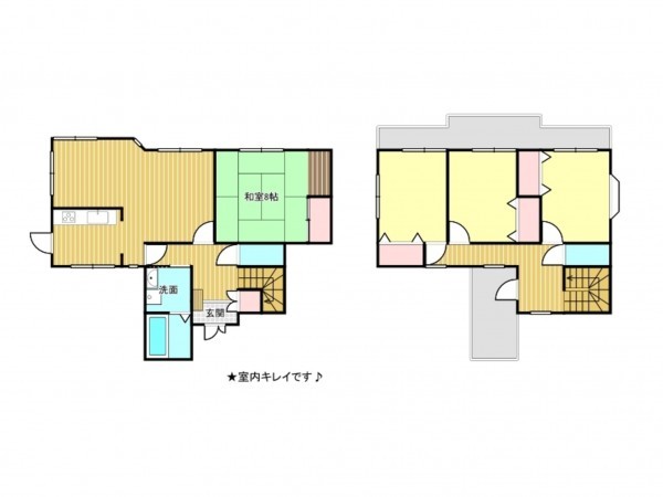津市久居緑が丘町、中古一戸建ての間取り画像です