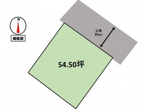 松阪市五反田町、土地の間取り画像です