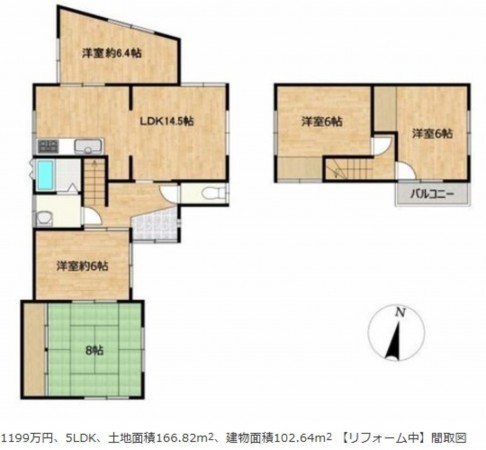 松阪市塚本町、中古一戸建ての画像です