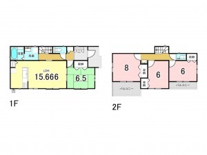 松阪市山室町、新築一戸建ての間取り画像です