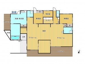 松阪市笹川町、収益物件/店舗の間取り画像です