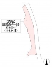 宮若市本城、土地の間取り画像です