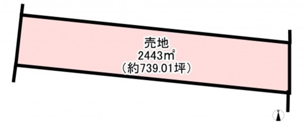 古賀市久保、土地の間取り画像です