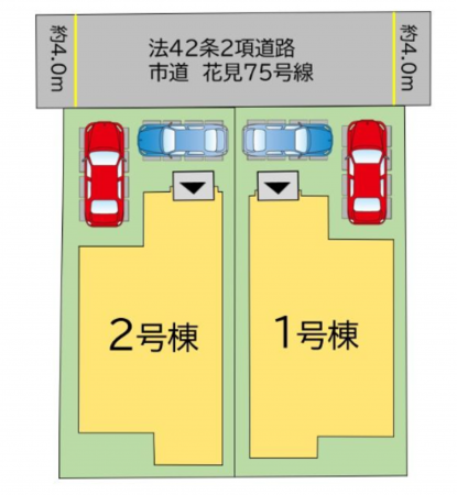 古賀市花見南、新築一戸建ての画像です