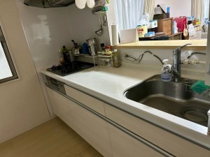 古賀市日吉、中古一戸建てのキッチン画像です