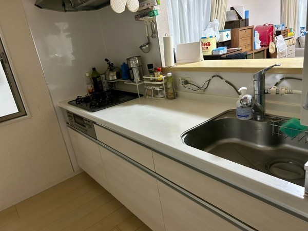 古賀市日吉、中古一戸建てのキッチン画像です
