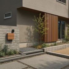 宗像市原町、新築一戸建ての完成予想図（外観）画像です