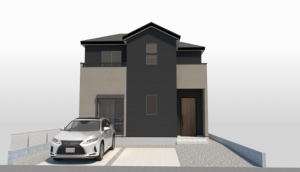 福津市津屋崎、新築一戸建ての画像です