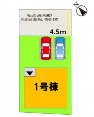 福津市津屋崎、新築一戸建ての画像です