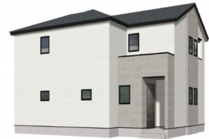 宗像市ひかりヶ丘、新築一戸建ての画像です