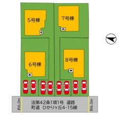 宗像市ひかりヶ丘、新築一戸建ての画像です