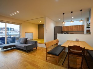 福津市福間南、土地の建築プラン例画像です