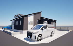 福津市津屋崎、新築一戸建ての画像です